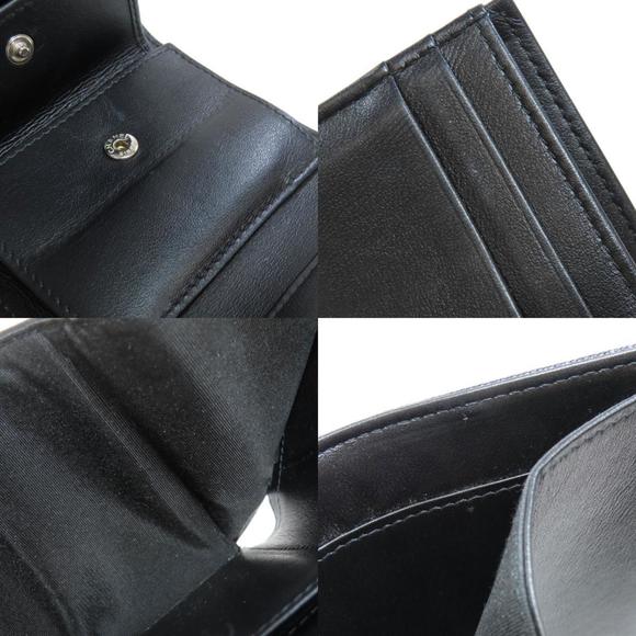 CHANEL Black Caviar Leather Logo Wallet - Picture 8 of 11